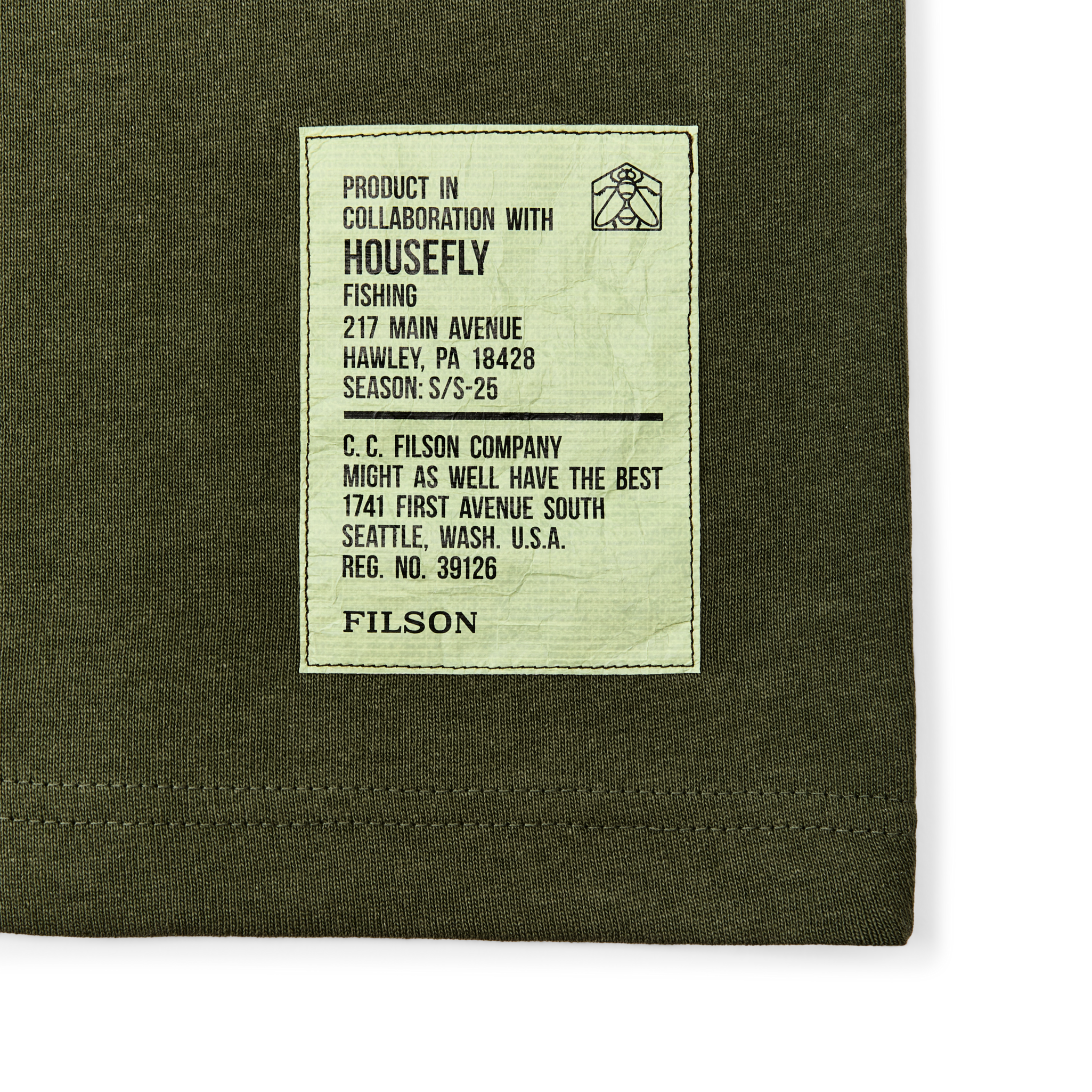 Filson X Housefly Frontier Graphic T-shirt - Cypress / Energy - Image 3