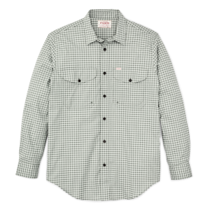 Twin Lakes Sport Shirt - Gray / Olive Check