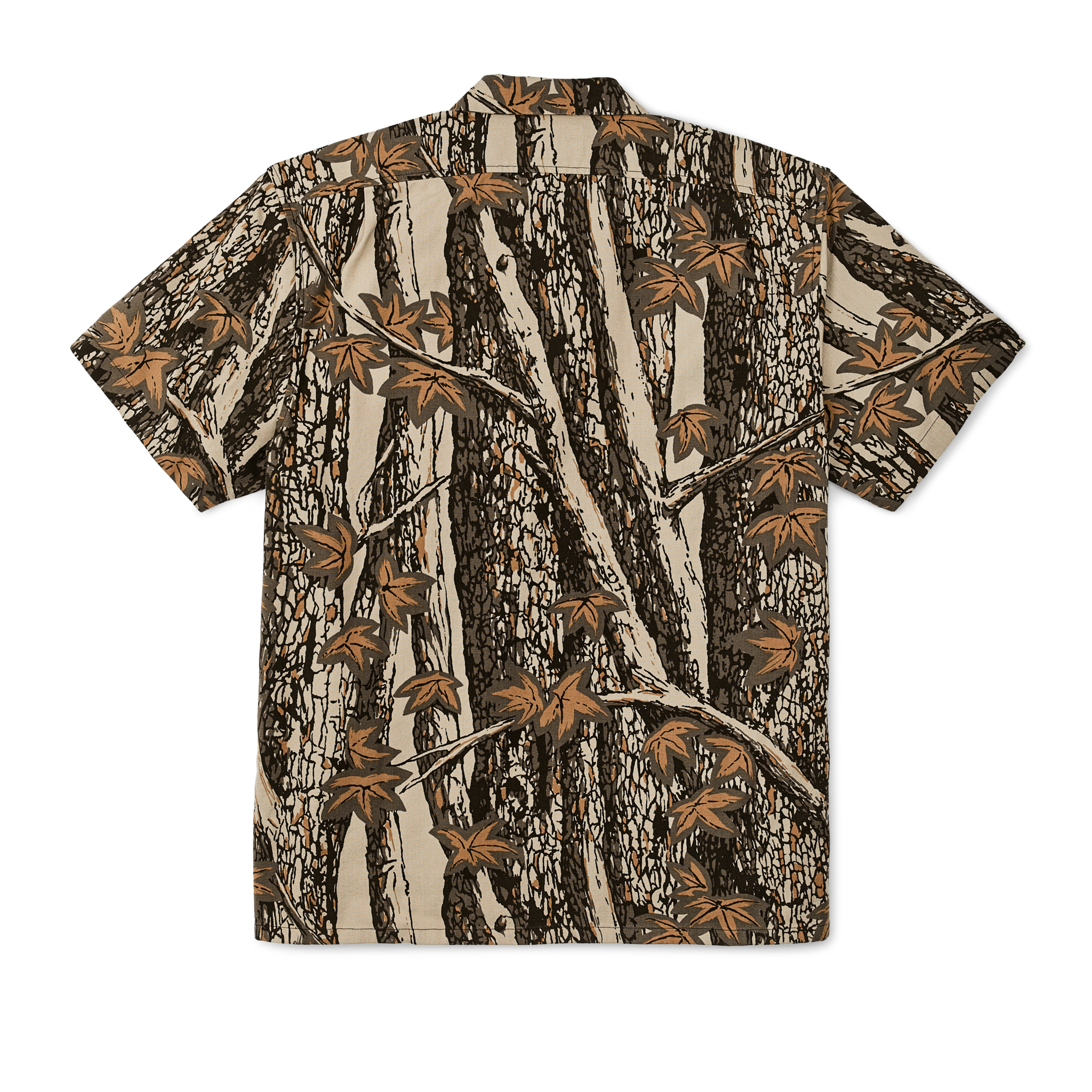 Rustic Short Sleeve Camp Shirt - Maple Bark Camo / Tan - Image 2