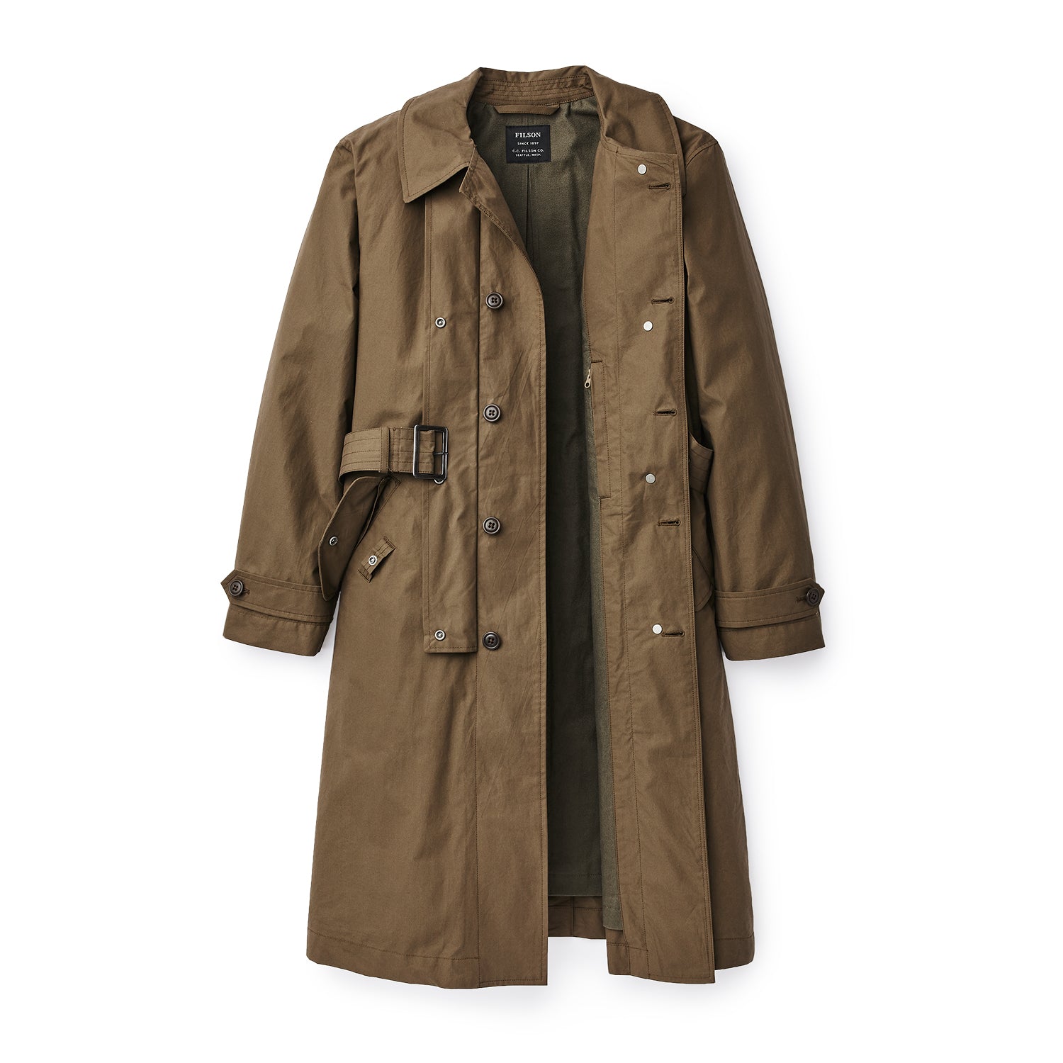 Women's Sawyer Trench Coat - Marsh Olive - Image 5