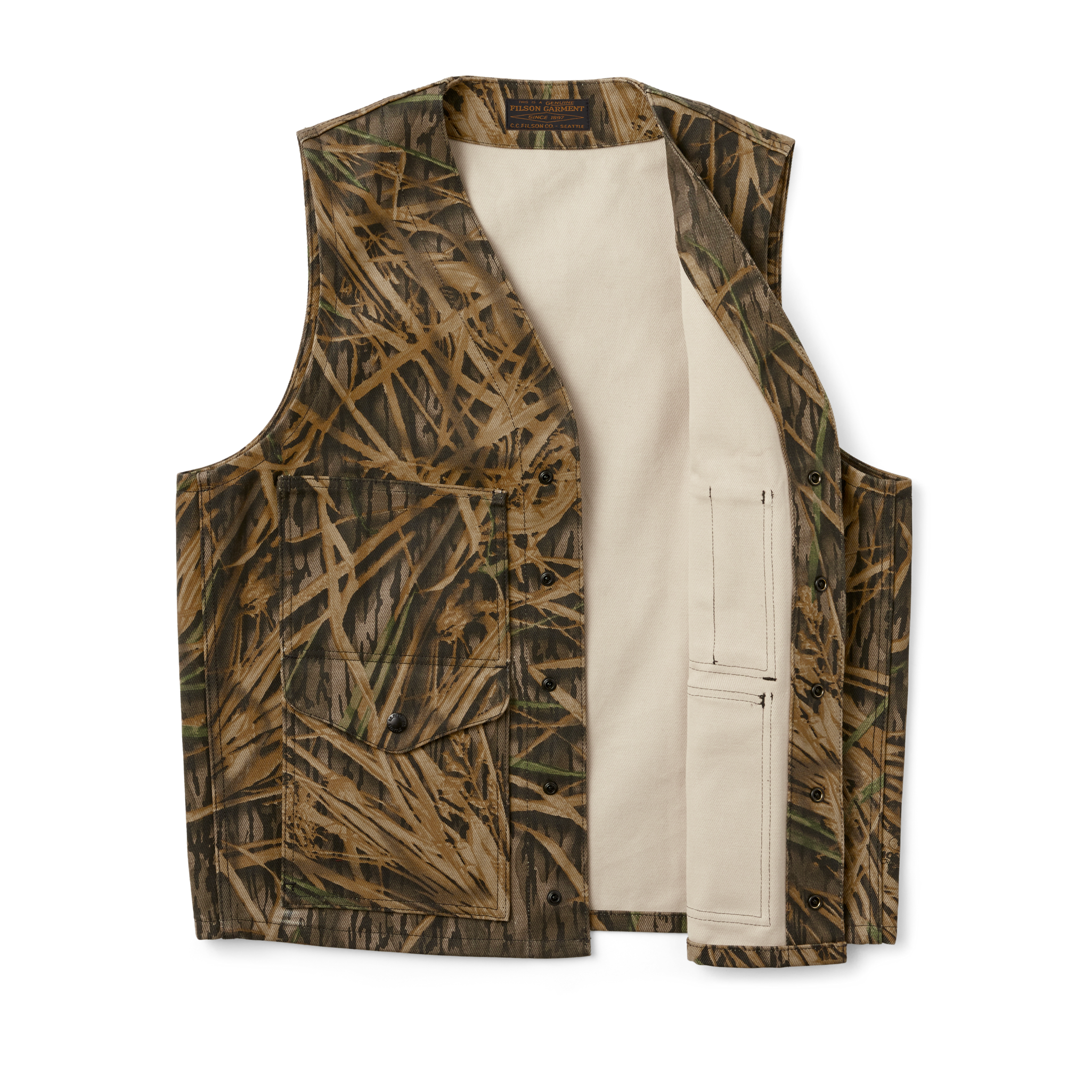 Rugged Twill Cruiser Vest - Mossy Oak Shadow Grass - Image 3