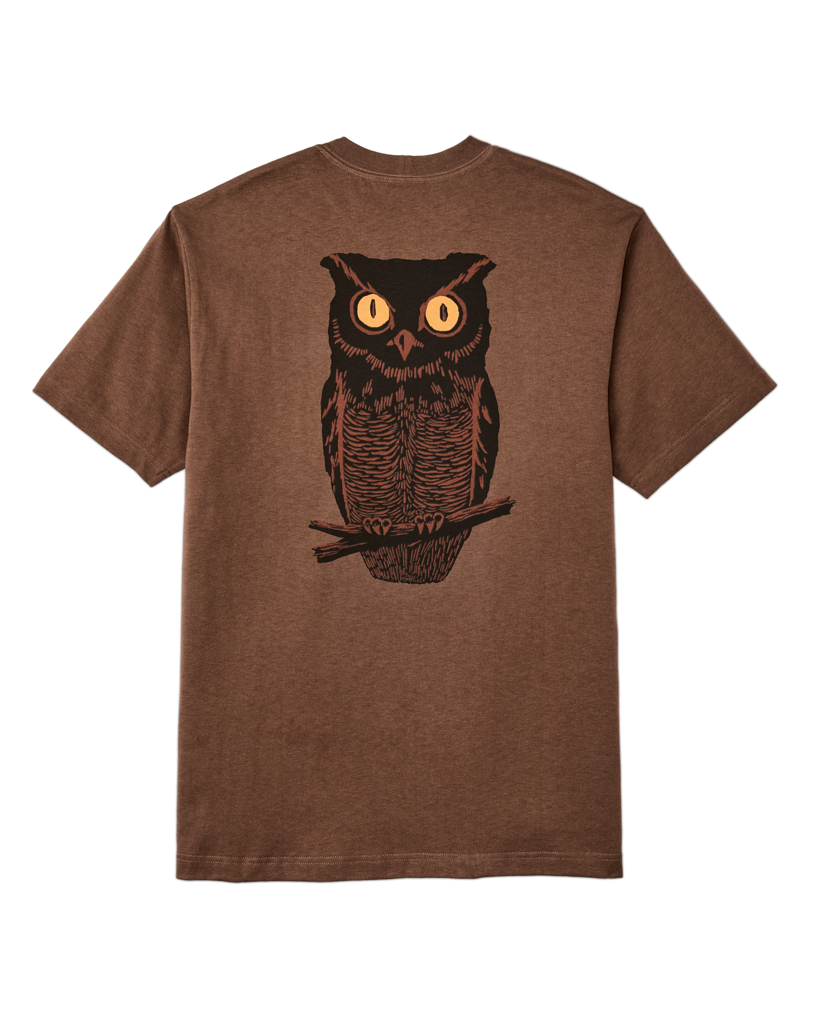 Short Sleeve Hoot Graphic T-shirt (frontier) - Partridge / Hoot - Image 2
