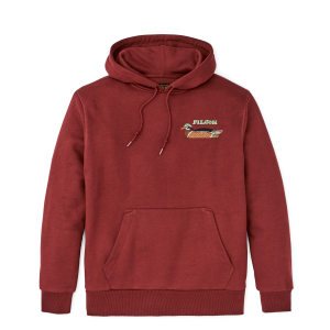 Prospector Embroidered Hoodie - Fired Brick / Ducks