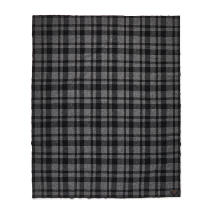 Mackinaw Wool Blanket - Charcoal Black