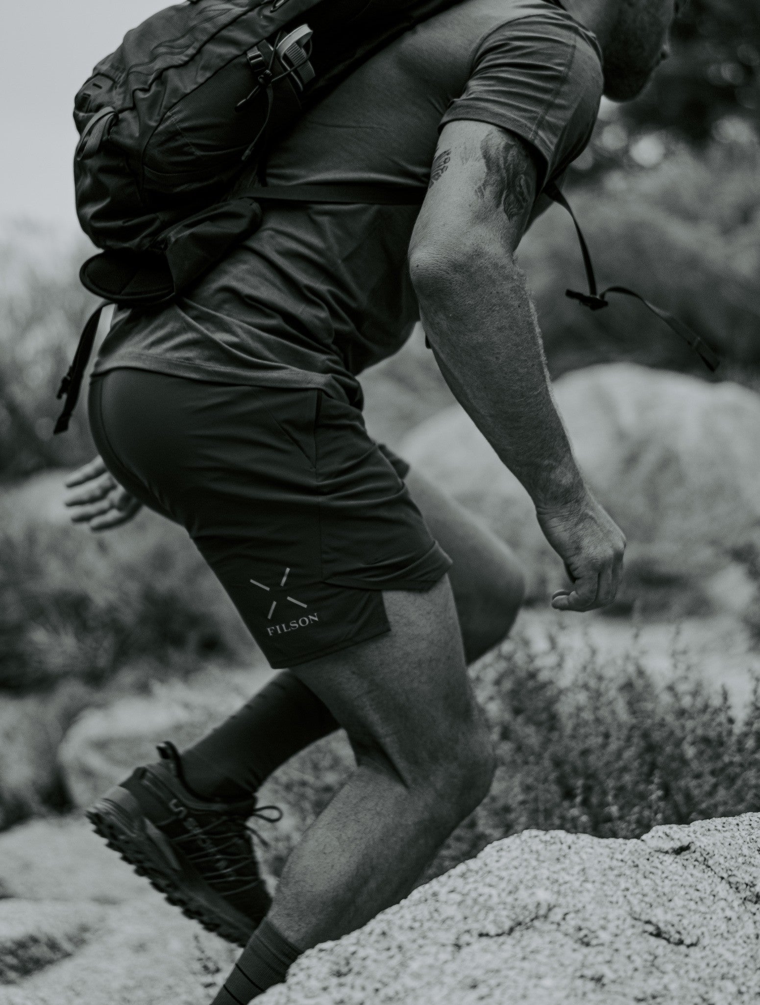 Filson X Ten Thousand Tactical Shorts - Storm Blue - Image 3