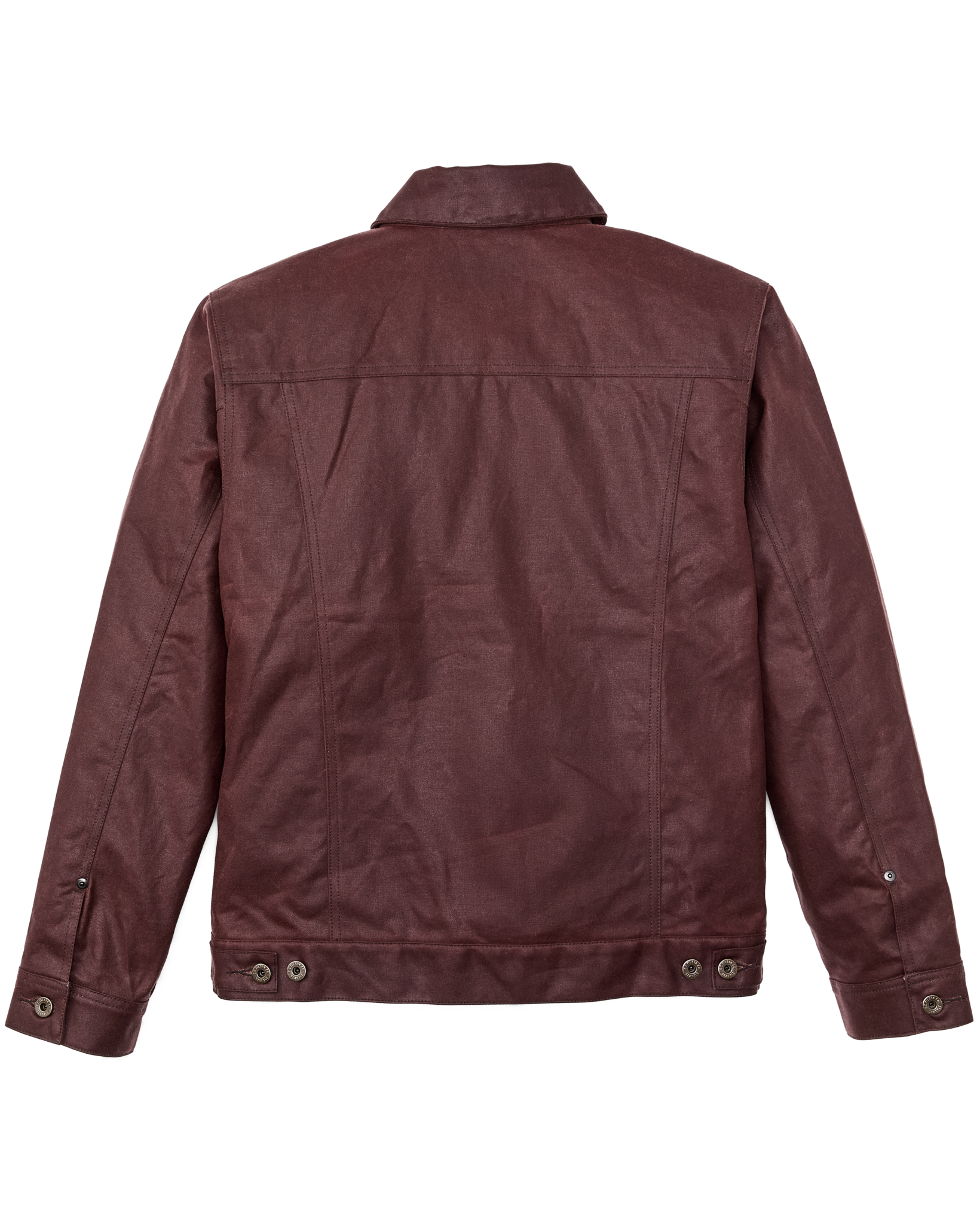 Tin Cloth Short Lined Cruiser Jacket - Fired Brick - Image 4