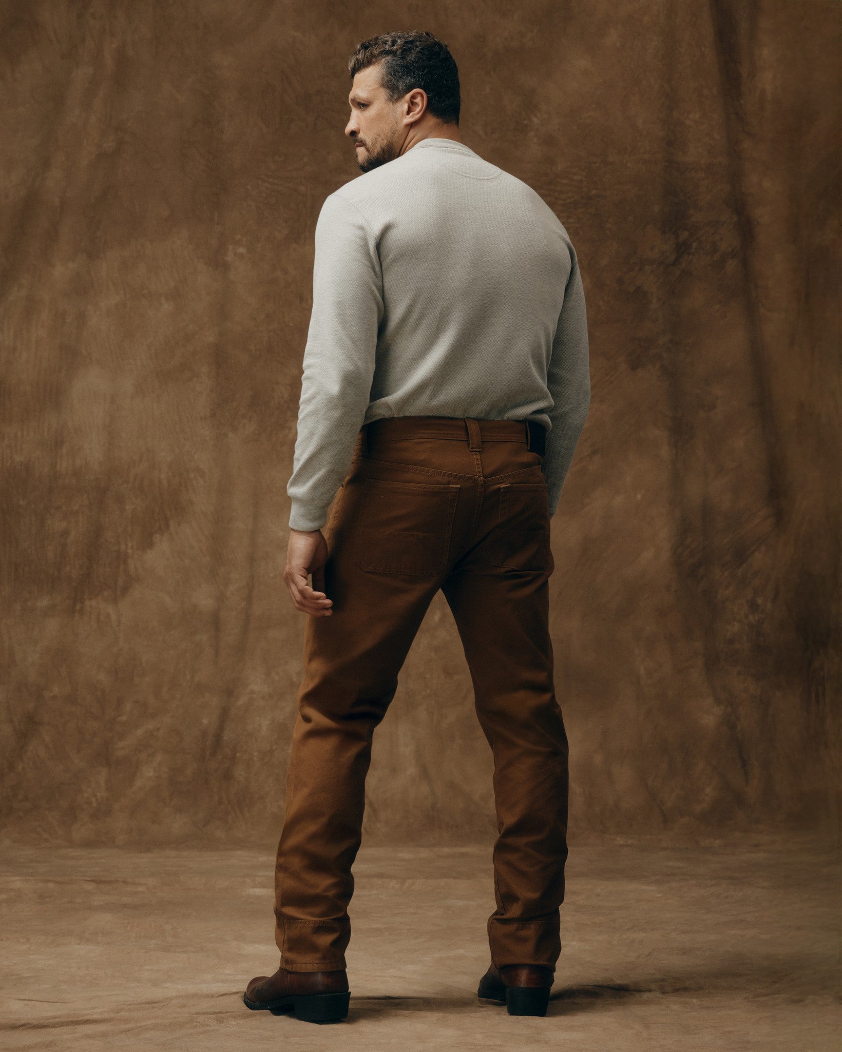 Dry Tin Cloth 5-pocket Pants - Whiskey - Image 2