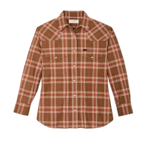Women's Western Flannel Shirt - Clay Dust