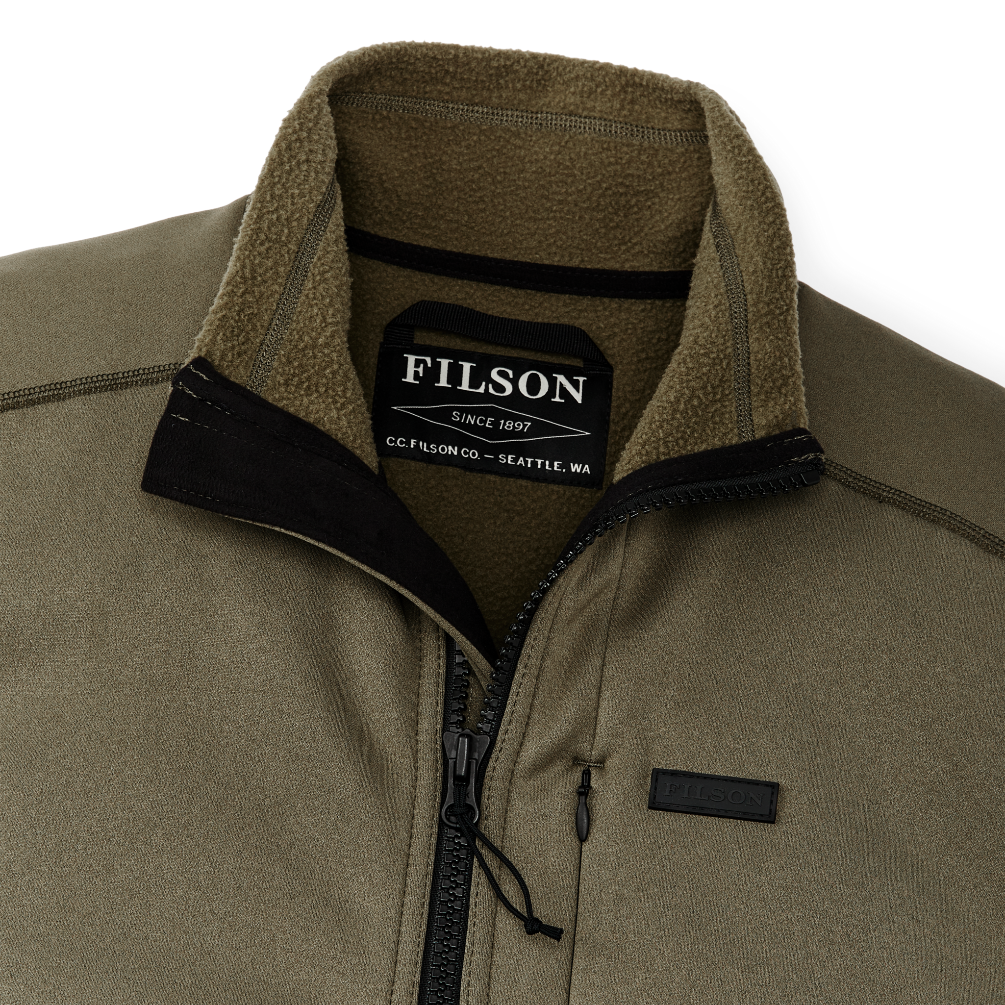 Granite Spire Fleece Vest - Field Olive - Image 3