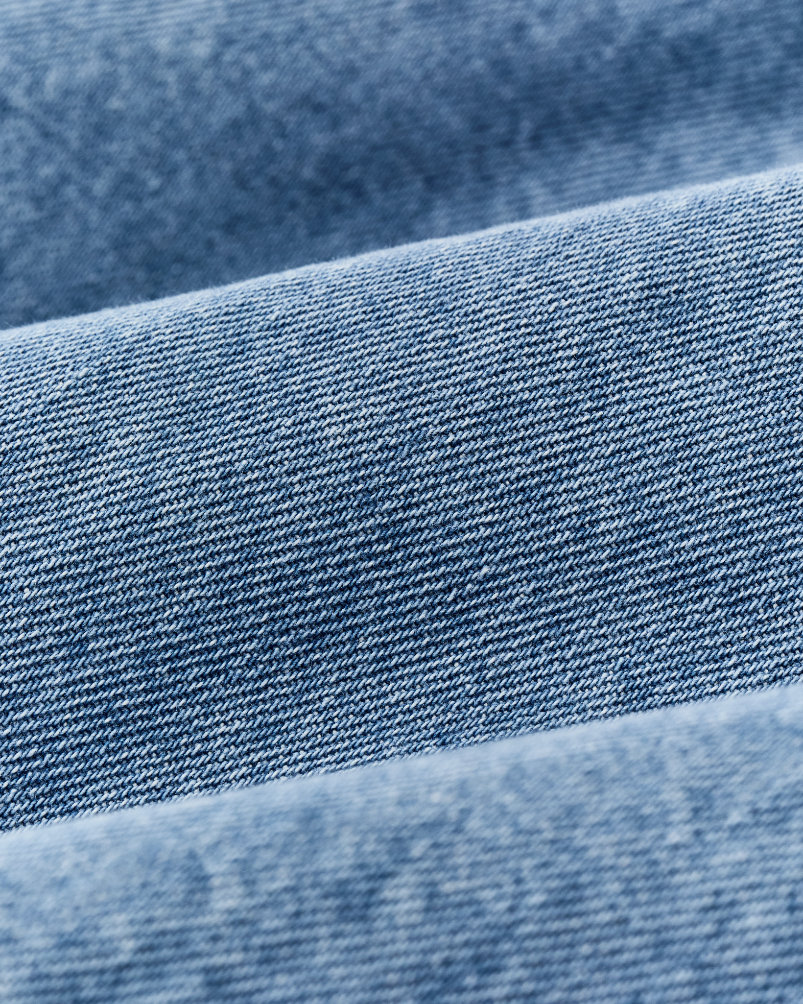 Women's Denim Barn Coat - Stone Wash Indigo - Image 9