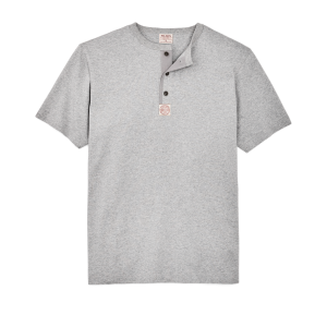 Frontier Henley T-shirt - Heather Gray