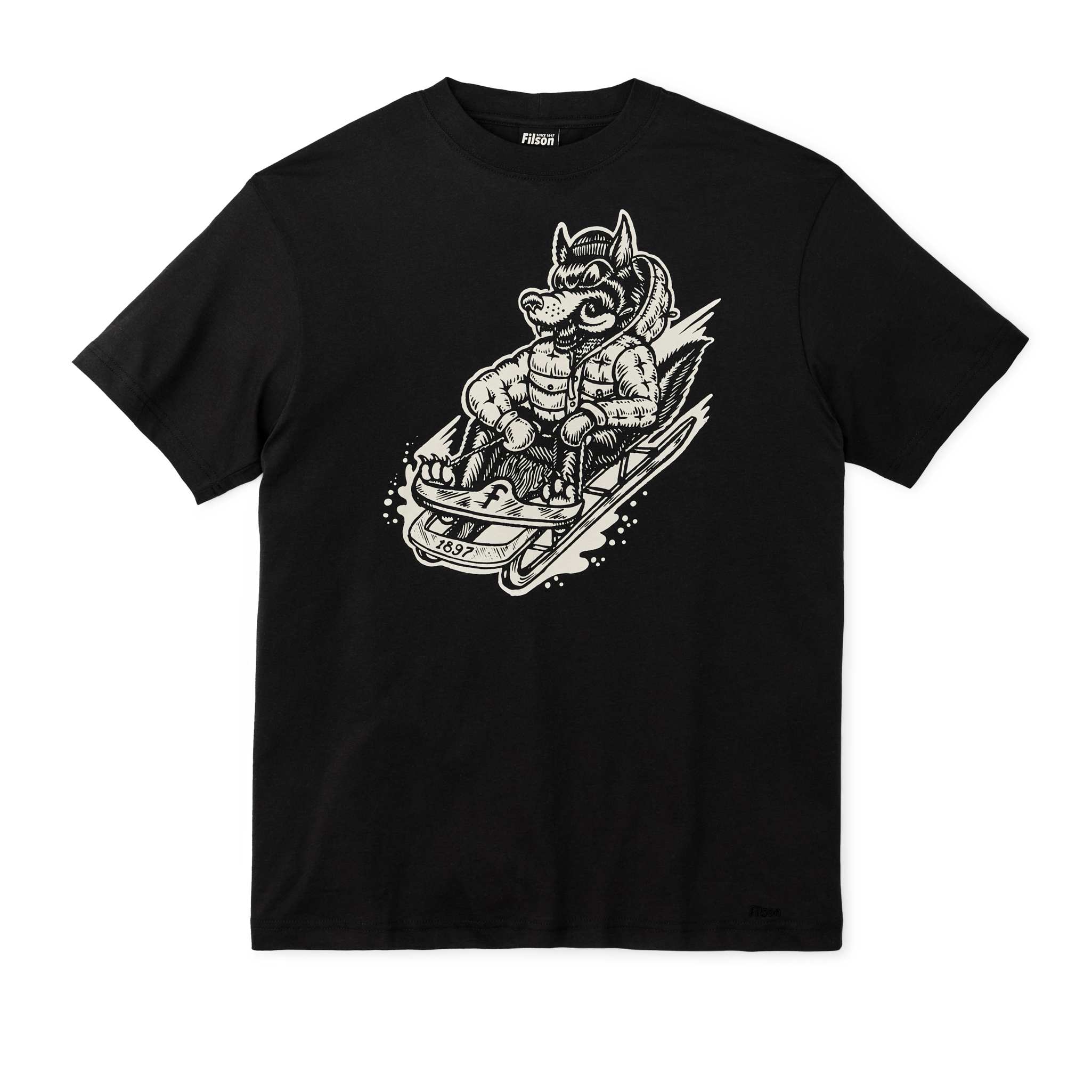 Kyler Martz Graphic T-shirt - Coal / Wolf