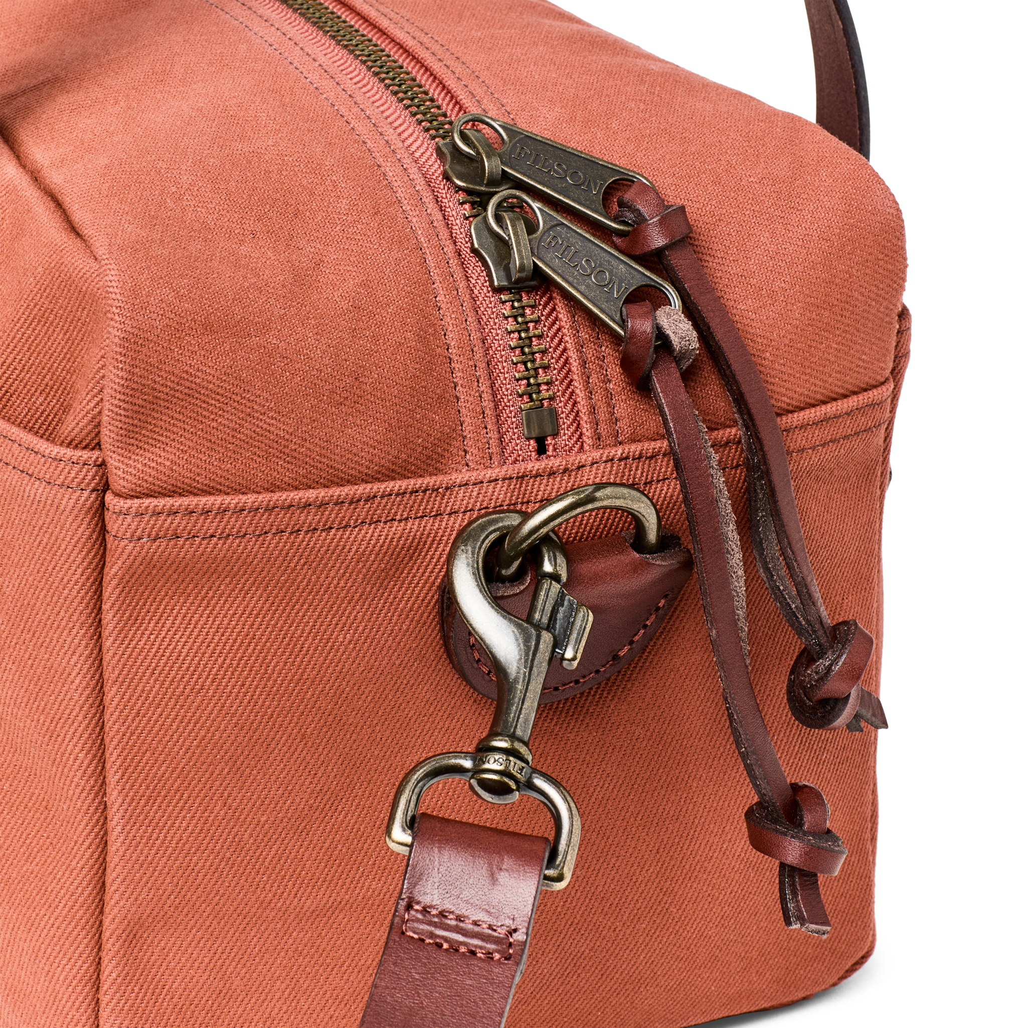 Rugged Twill Xs Compact Duffle Bag - Light Rust - Image 4