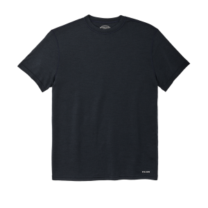 210g Merino Wool Short Sleeve Crewneck - Dark Navy