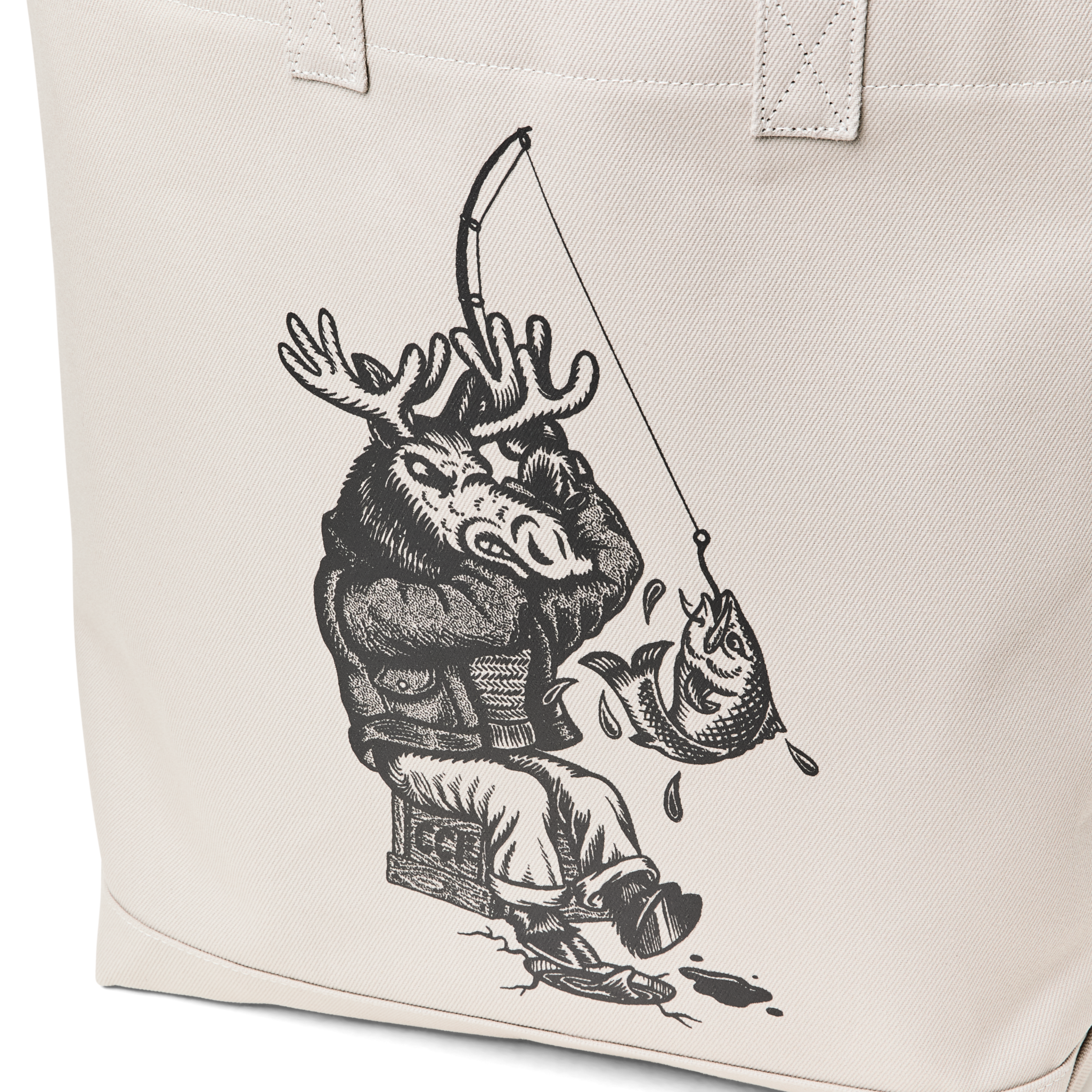 Kyler Martz Graphic Utility Tote - Twine / Moose - Image 5