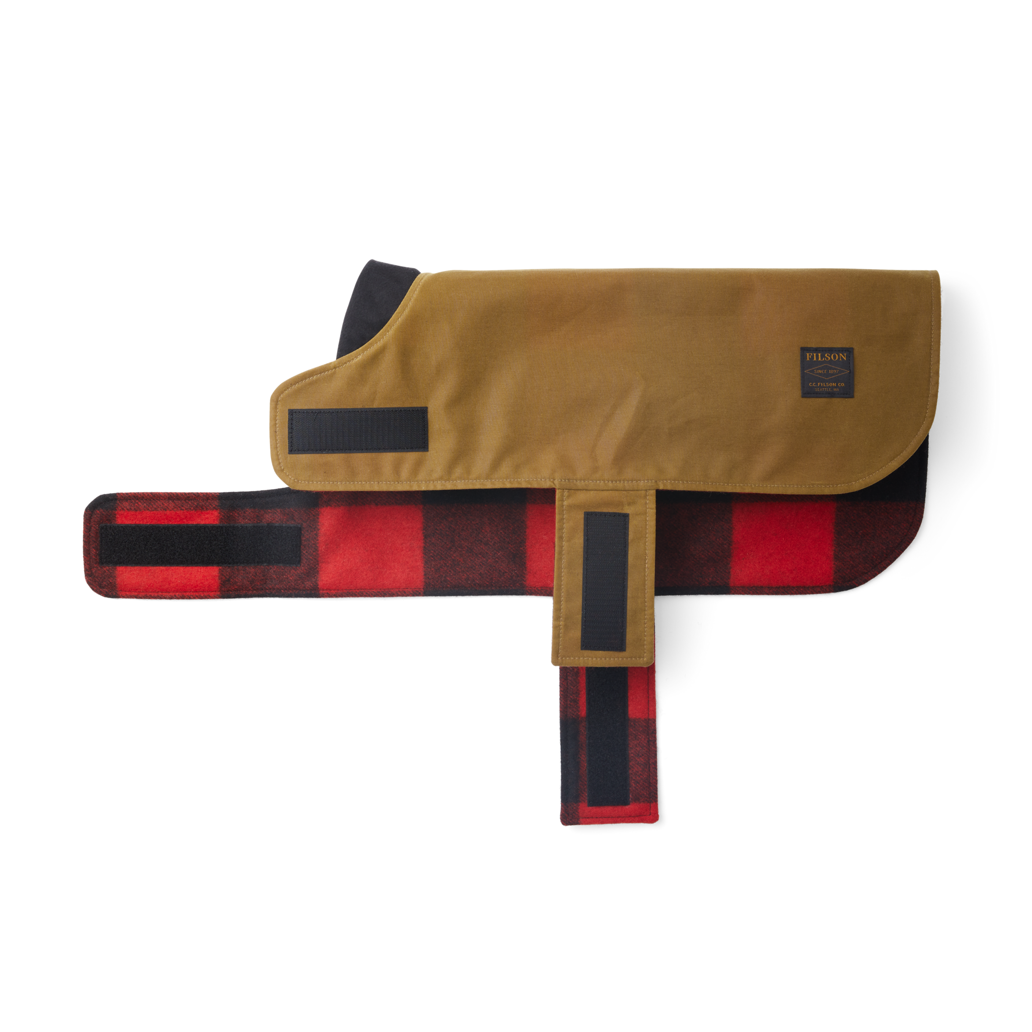 Shelter Cloth Dog Coat - Dark Tan - Image 3