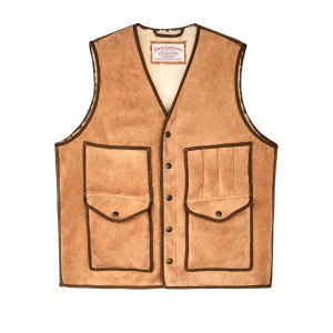 Shearling Cruiser Vest - Almond Beige