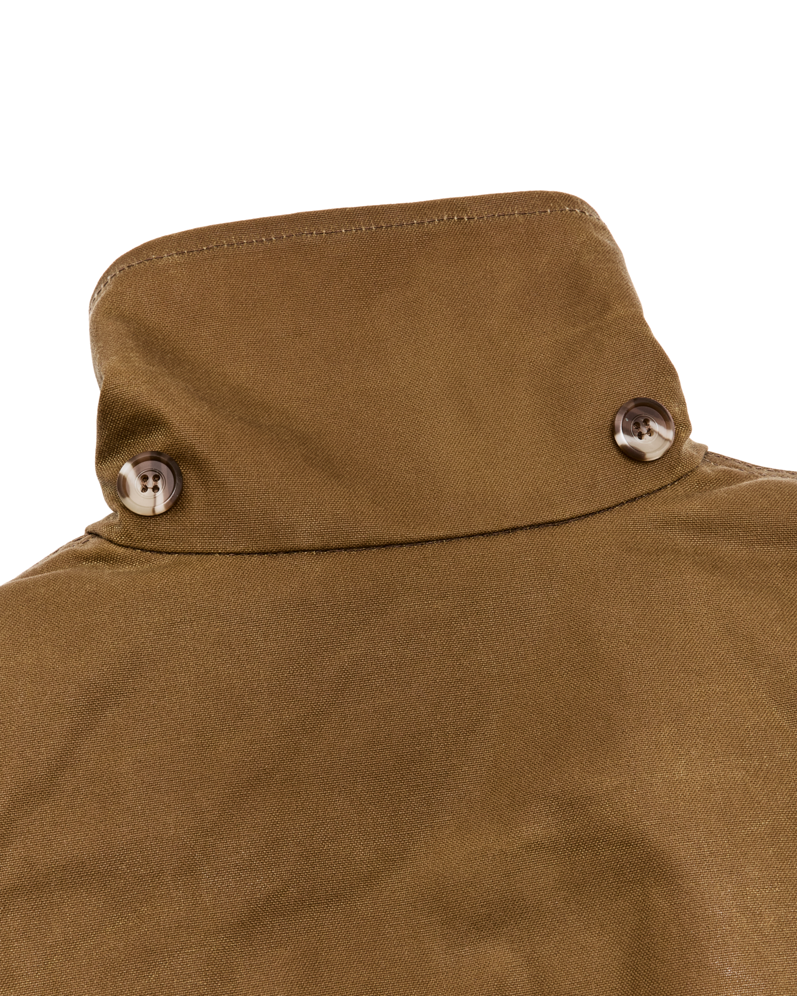 Lined Tin Cloth Cruiser Jacket - Dark Tan - Image 9